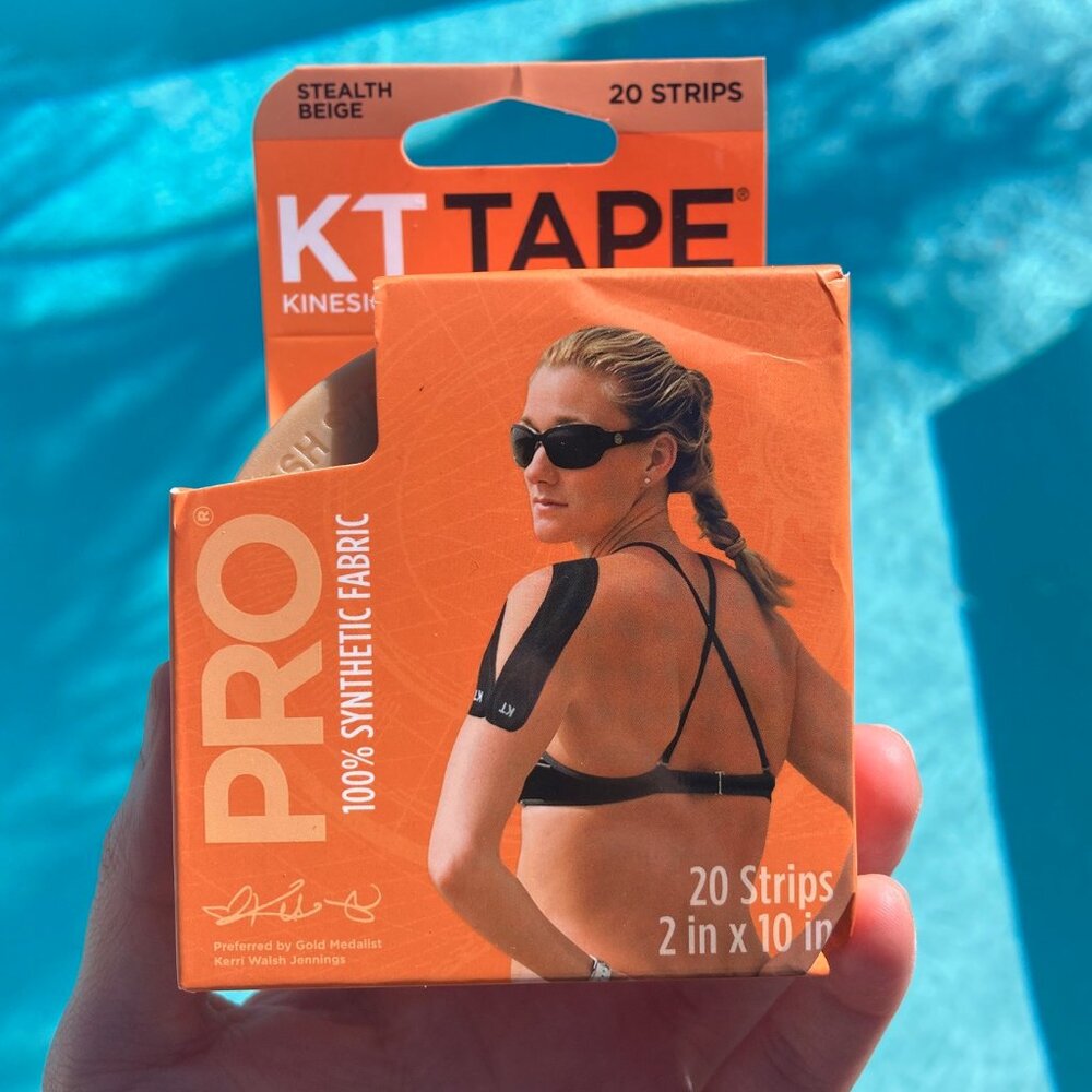 🆕 Beige KT Tape Pro, 20 Strips
